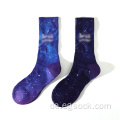 Gedruckte Neuheit Socken Galaxie